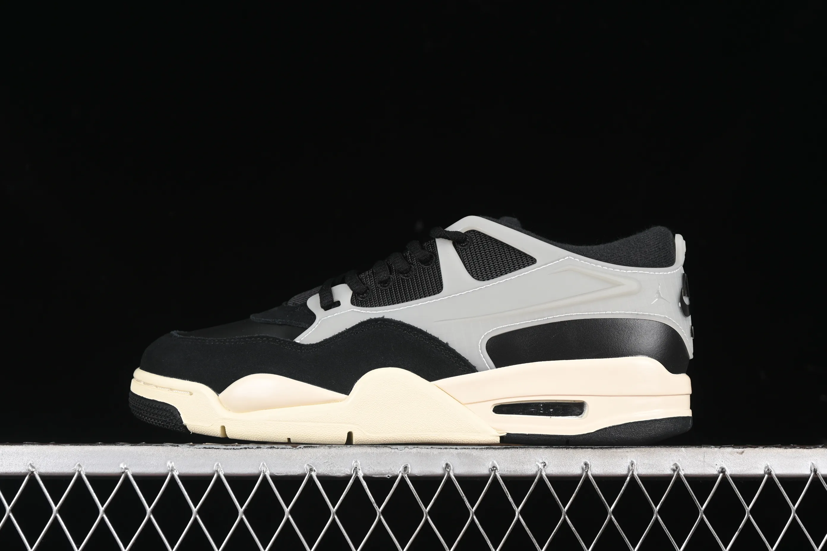 All categories Air Jordan Jordan series basketball shoes Air Jordan 4 Air Jordan 4 "Remastered" AJ4 Joe 4 remake raw rubber black FQ7939-006